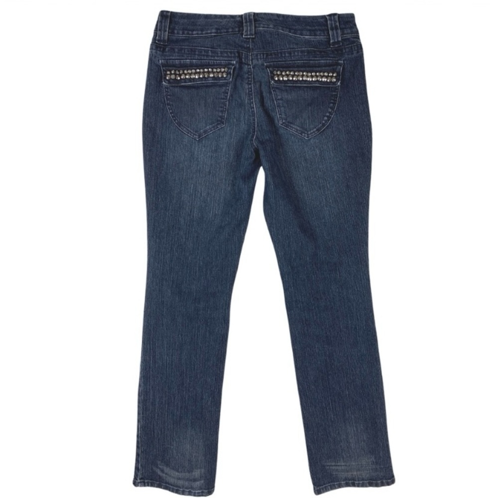 Nine West VAC Dark Wash Jeans Vintage America Collection Comfort Fit size 8 - Picture 7 of 13